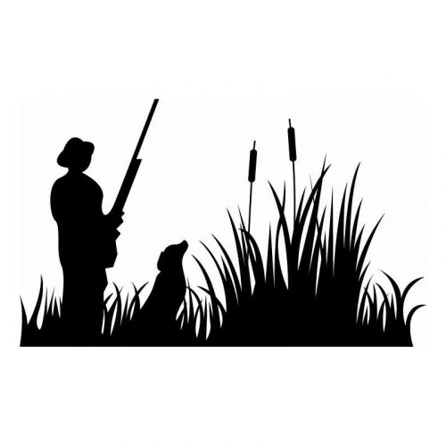 HoosierDecal Cool Hunting Vinyl Decal for Boat Car Window - Hoosierdecal