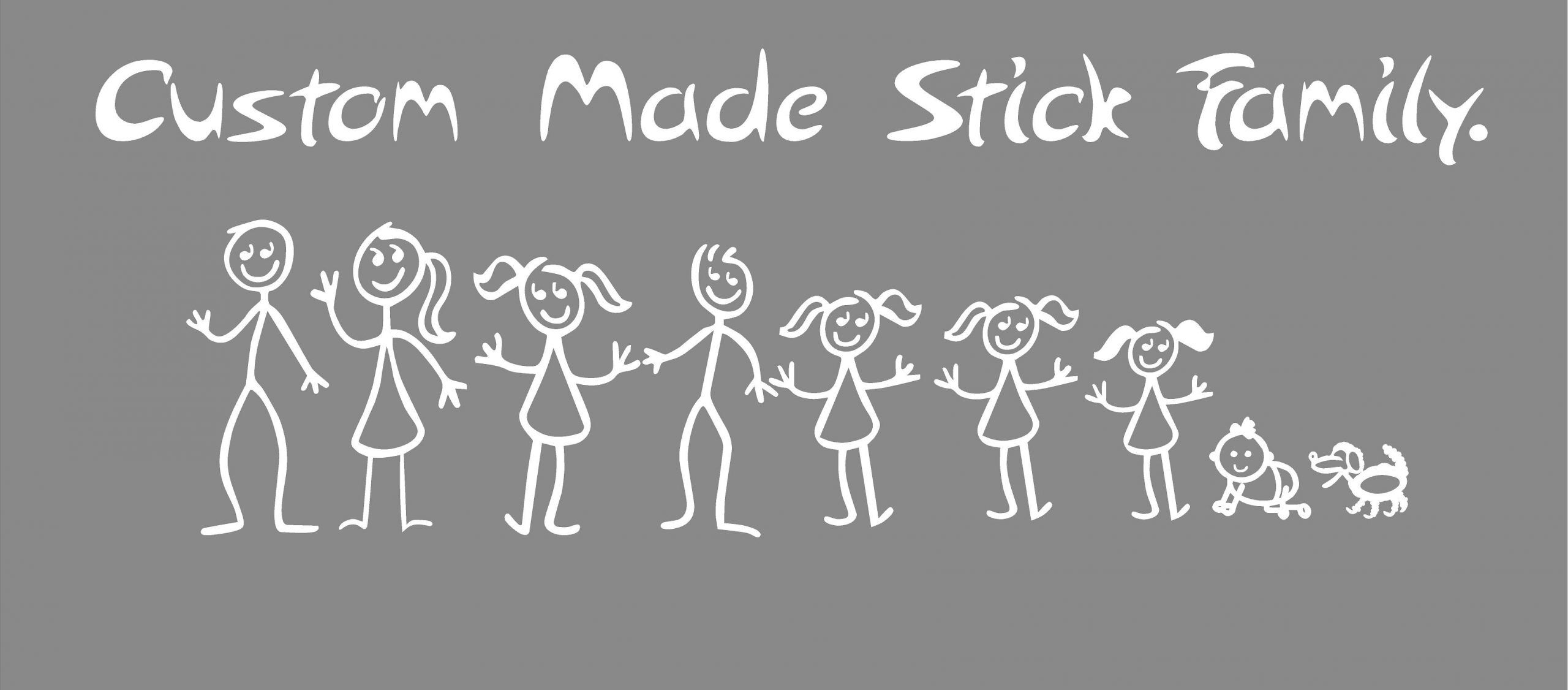 stick family decals