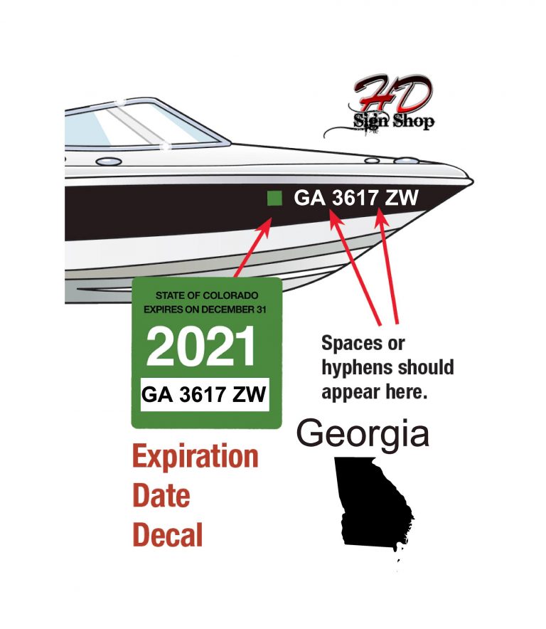 Boat registration display laws & decal requirements ⚓